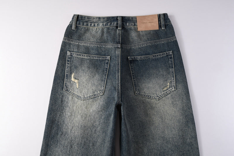 Purple Brand Crystal Diamond Jeans #9131