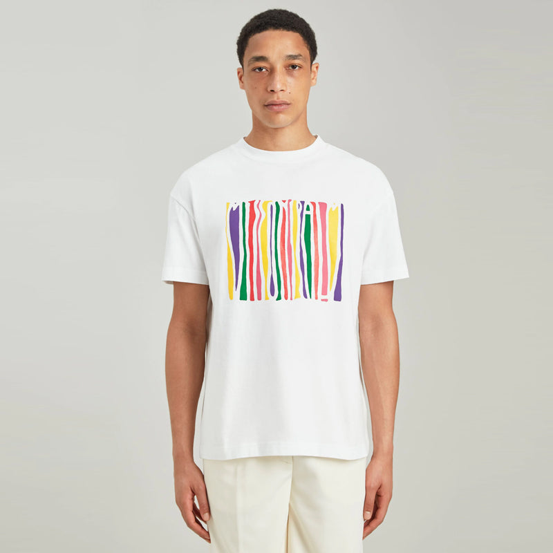Palm Angel Melted Logo Heat Press Short Sleeve T-Shirt