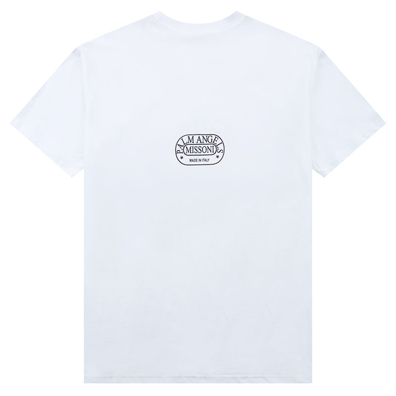 Palm Angel Melted Logo Heat Press Short Sleeve T-Shirt